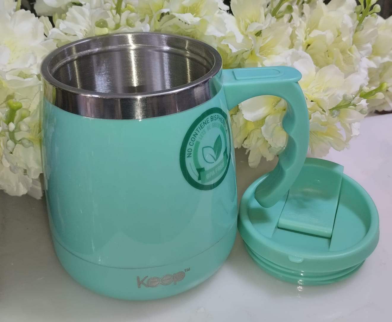 Mug térmico Keep Outdoor 400ml - Turquesa