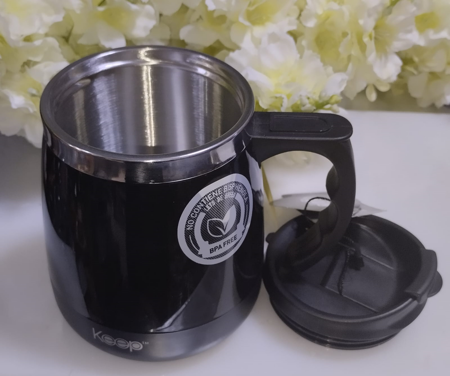 Mug térmico Keep Outdoor 400ml - Negro