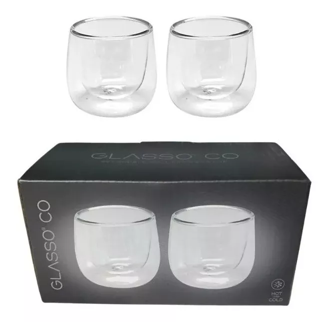 Set 2 espresso Glasso 90ml