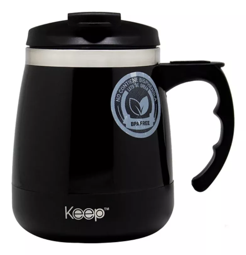 Mug térmico Keep Outdoor 400ml - Negro