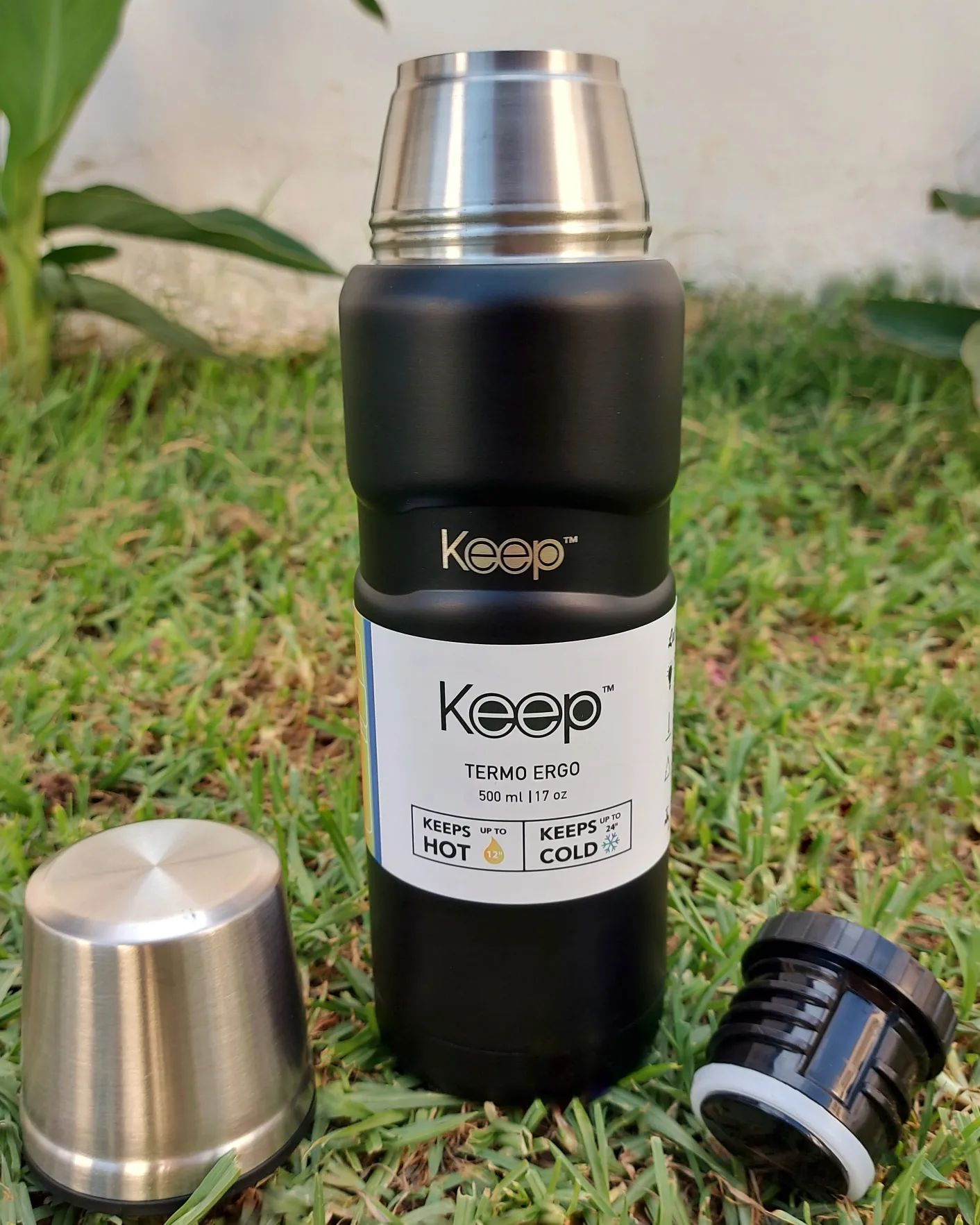 Termo ergo Keep 500ml - Negro
