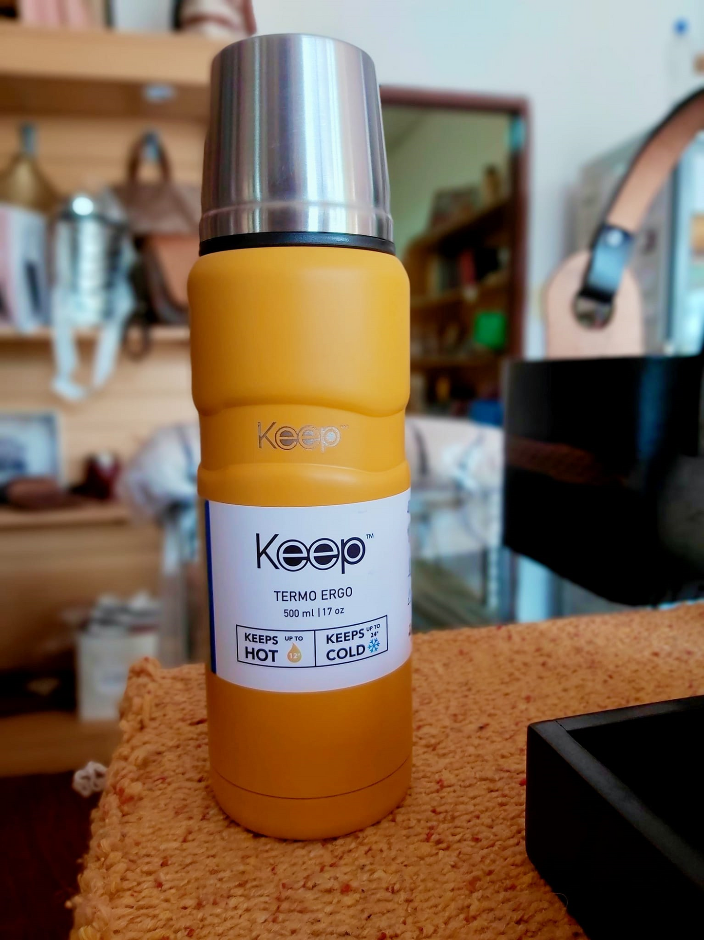 Termo ergo Keep 500ml - Amarillo